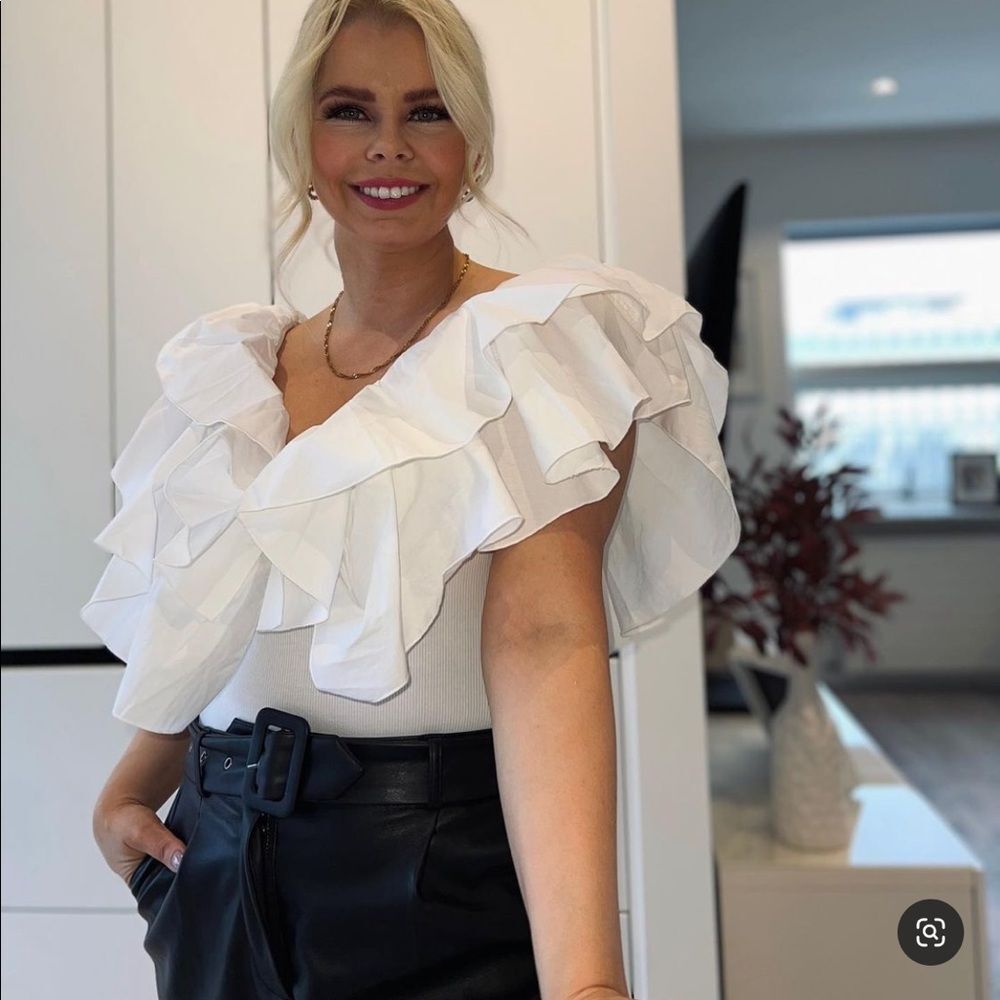 Zara Ruffle bodysuit Blogger’s Fav - Picture 12 of 16